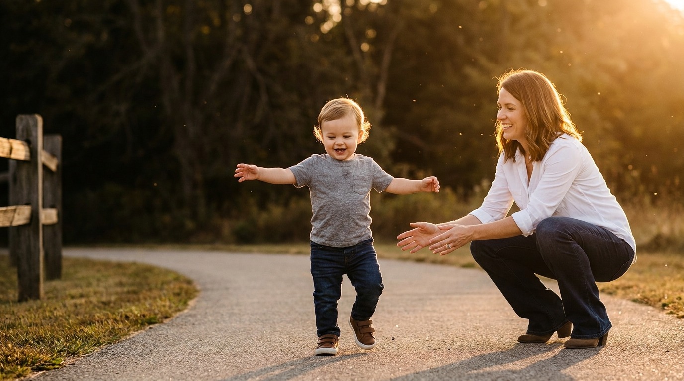 Parent and child together